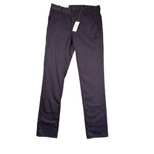 AG The Marshall Slim Chino Mens 34x34 Purple Stripe Business Dress Pant NWT